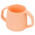 Детска чаша Lurch Little Soft Apricot, силиконова, Ø 7.6 x 12.5 см