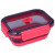 Кутия за храна и съхранение на продукти Lurch Airtight Box Frozen Pink, херметическа, 800 мл, 18,2 x 14 x 7,2 см