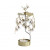 Декоративна термо пирамида Pluto Pine Gold, въртяща се, 16.5 см