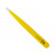Козметична пинсета Yellow, Zvetko BG, Solingen, скосена, 9 см