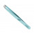 Скосена козметична пинсета Rubis Pastel L-Blue SkiJ, 9 см