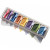 Гребени за машинки за подстригване Wahl Color Cutting Guides, с органайзер, комплект 8 бр.