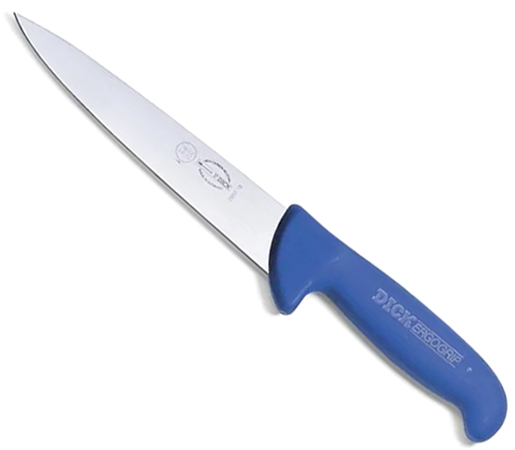 Касапски нож F. Dick ErgoGrip, право острие, 18 см